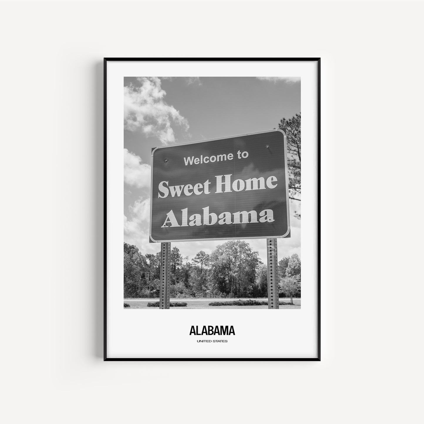 Alabama B&W State Portrait #1