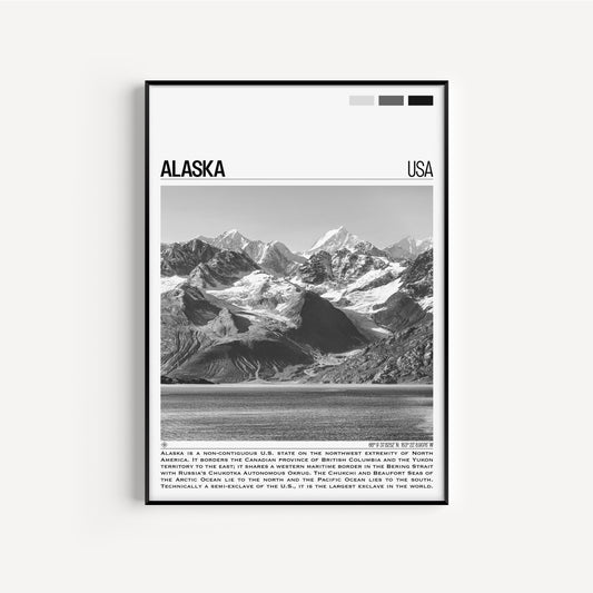 Alaska B&W Poster #1