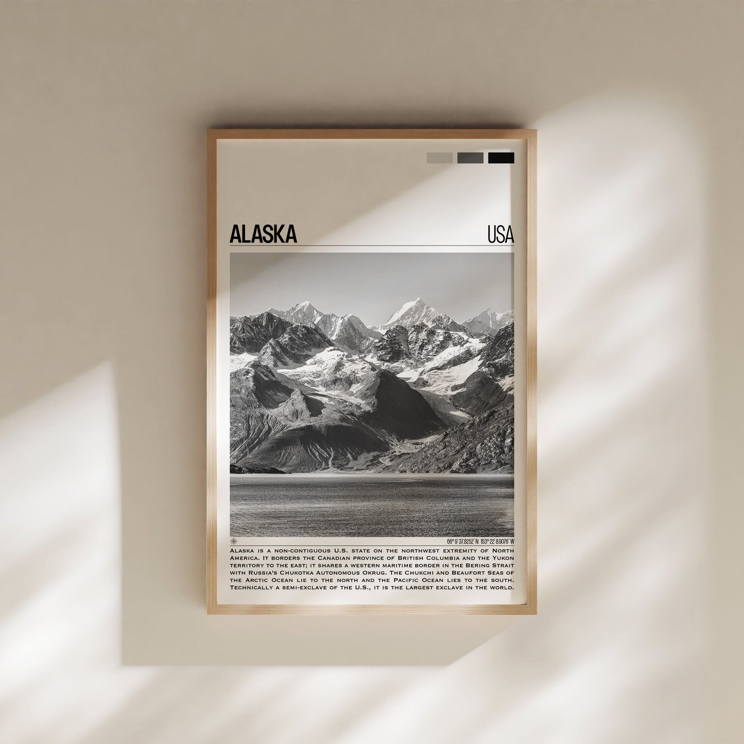 Alaska B&W Poster #1