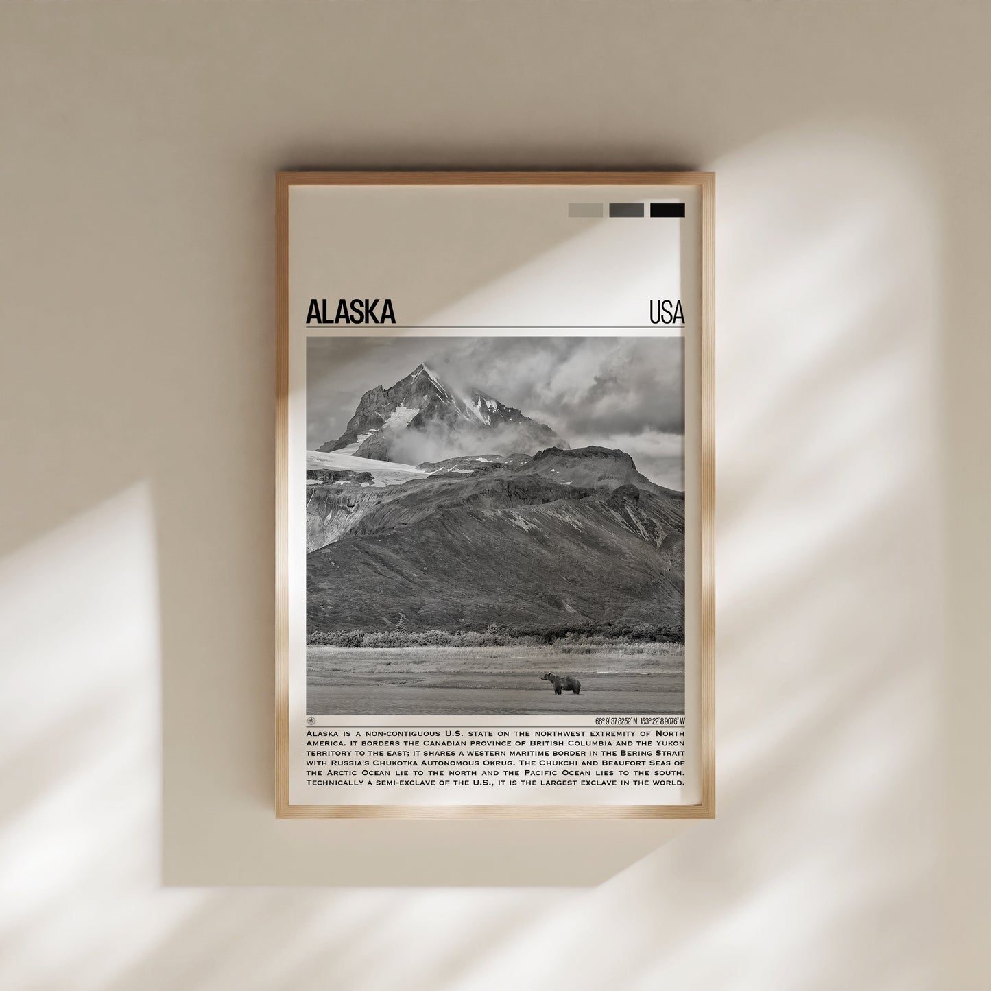 Alaska B&W Poster #2