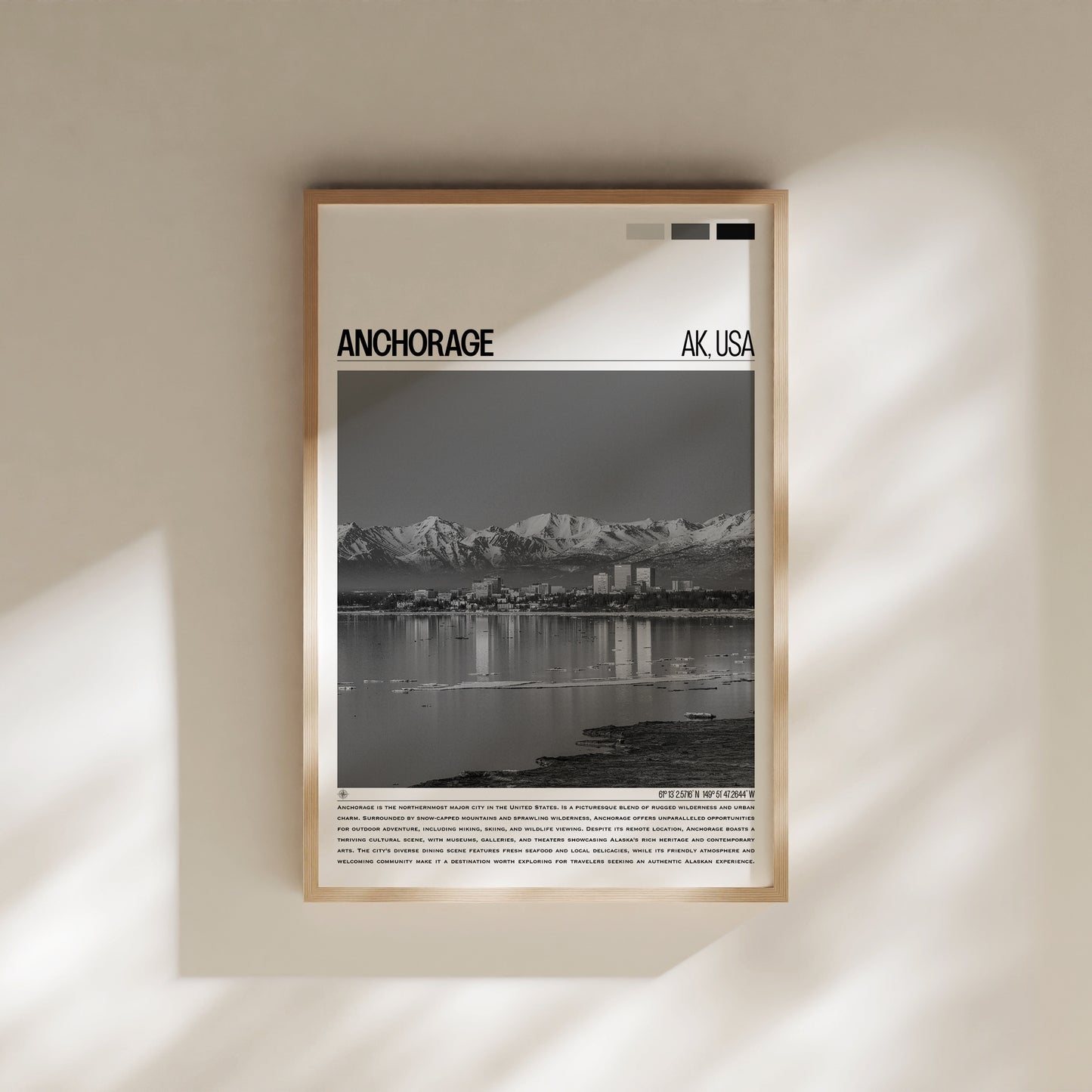 Anchorage B&W Poster #2