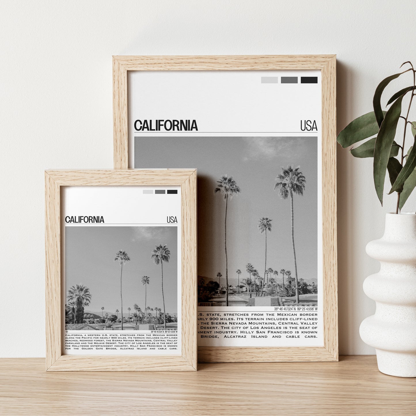 California B&W Poster #1