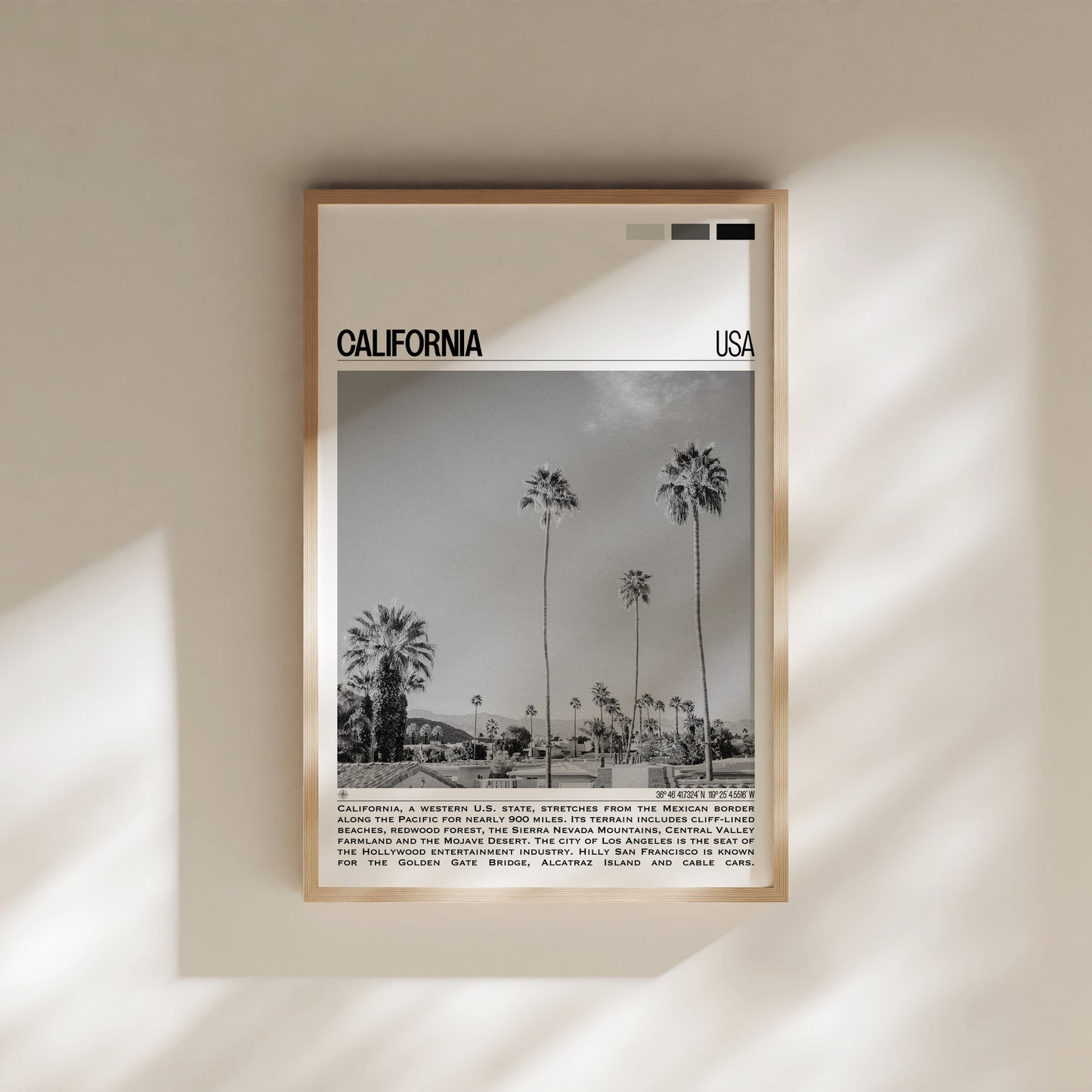 California B&W Poster #1