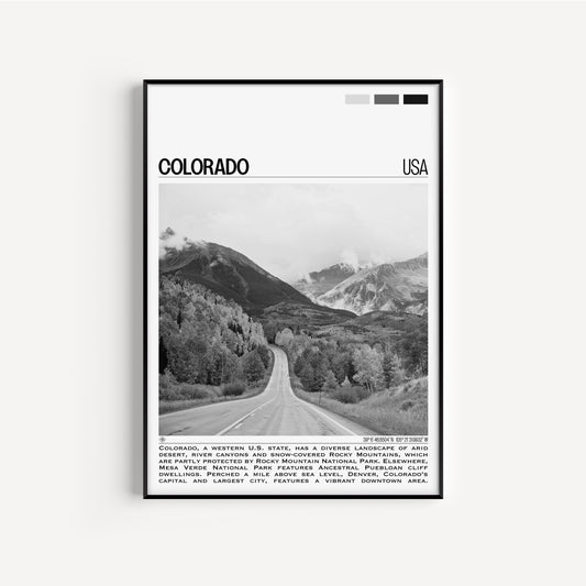 Colorado B&W Poster #1