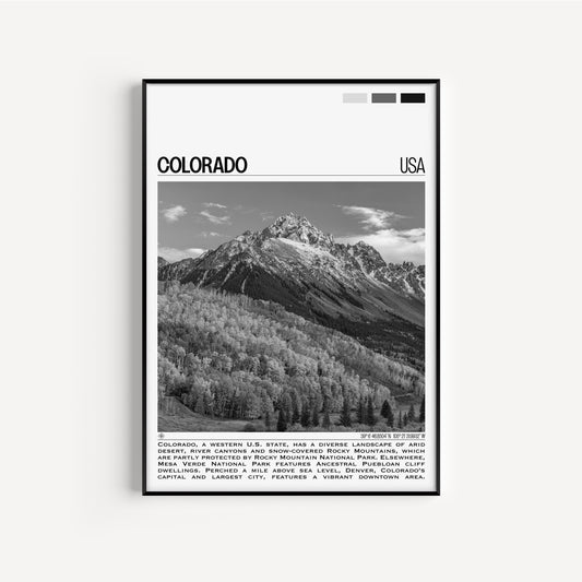 Colorado B&W Poster #2