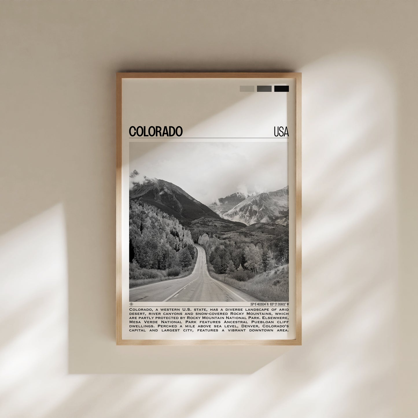 Colorado B&W Poster #1