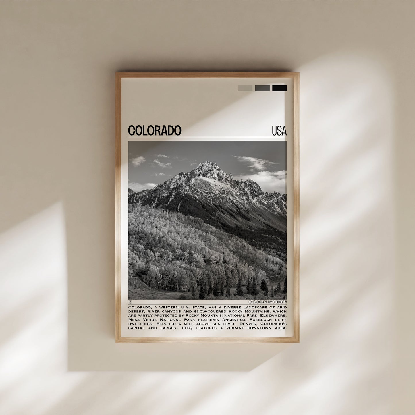 Colorado B&W Poster #2