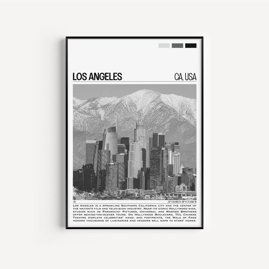 Los Angeles B&W Poster #1