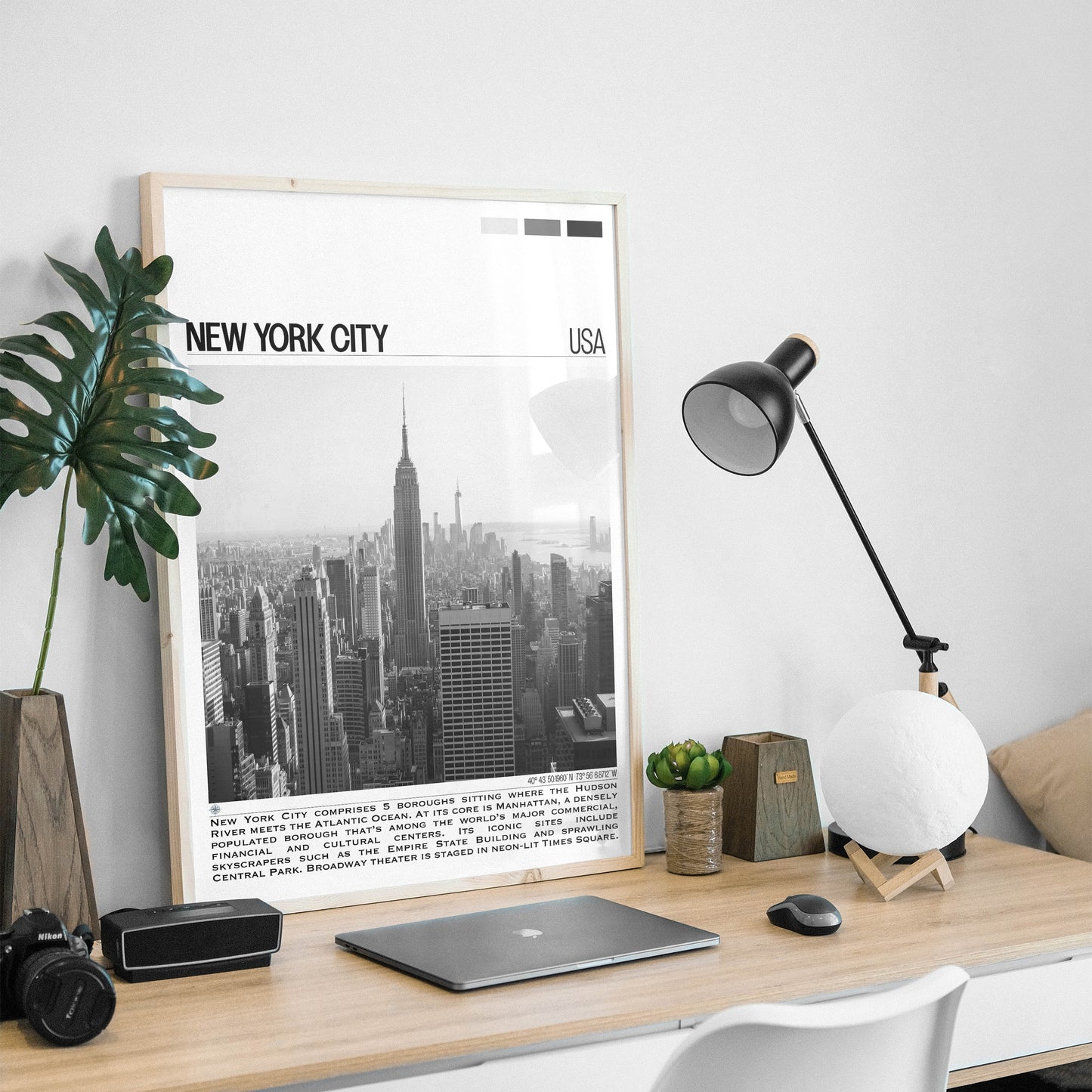 New York City B&W Poster #1