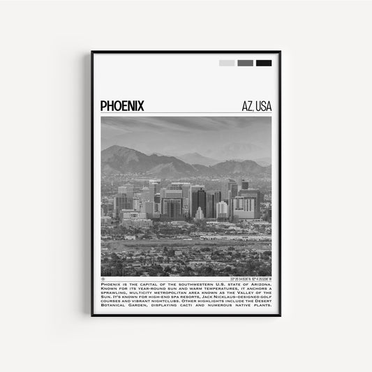 Phoenix B&W Poster #1