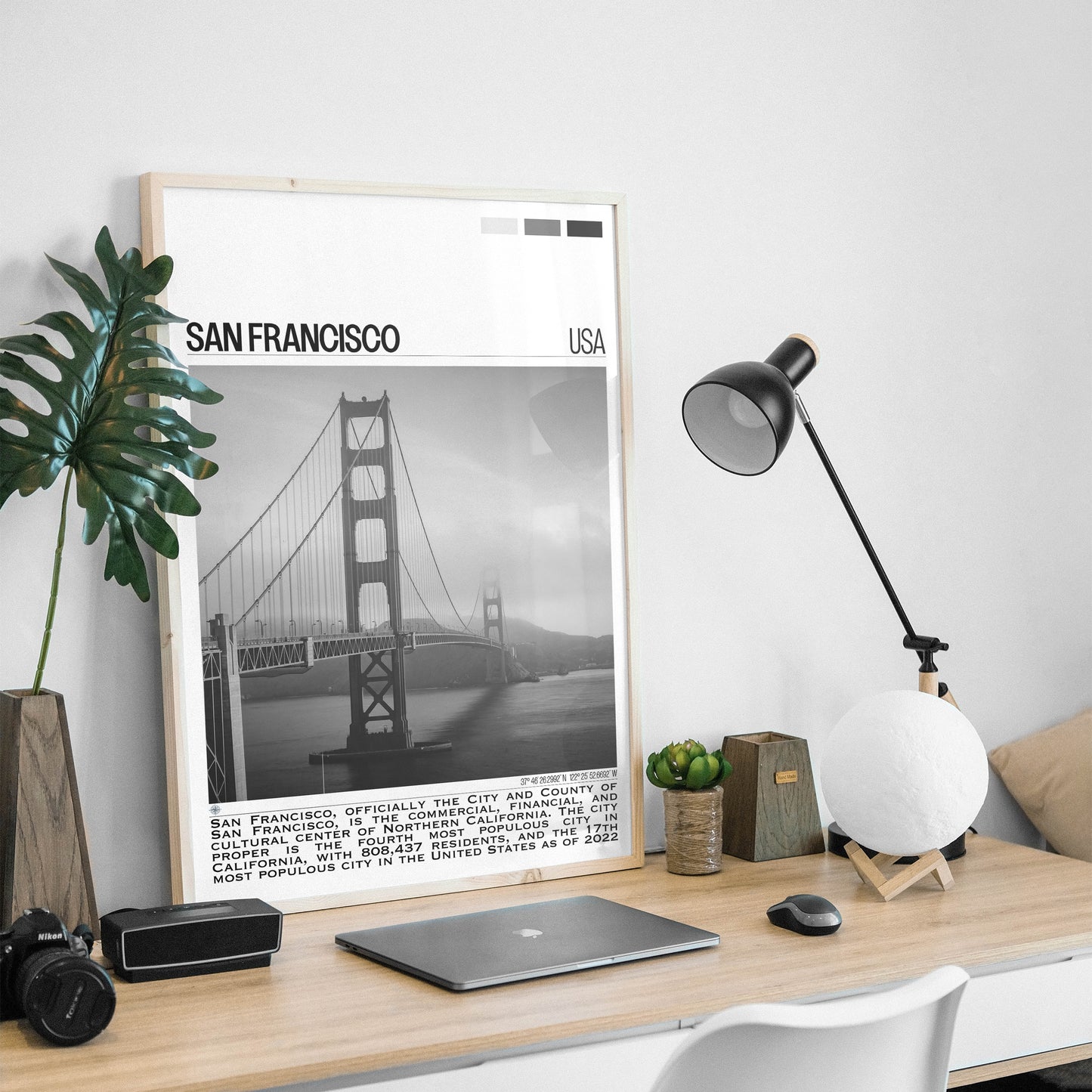 San Francisco B&W Poster #1